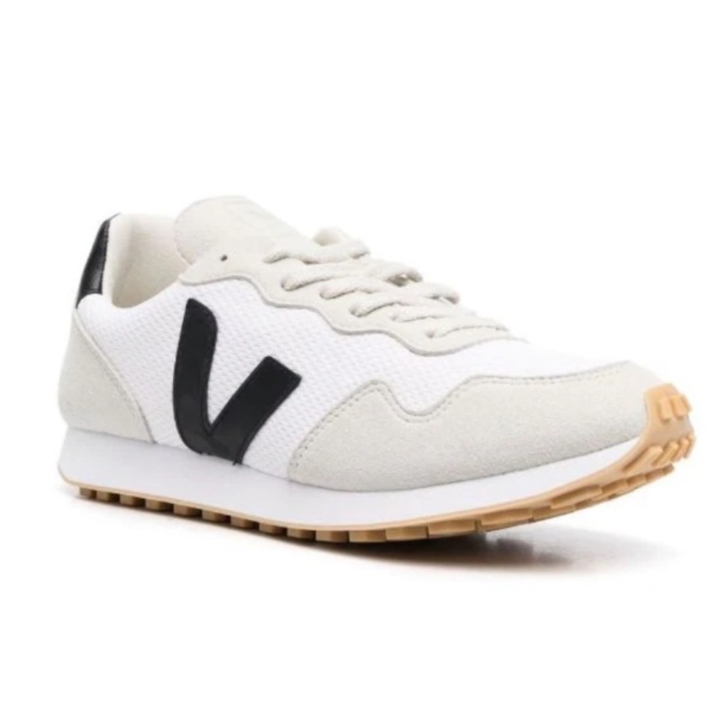 Veja White and Black Sneakers